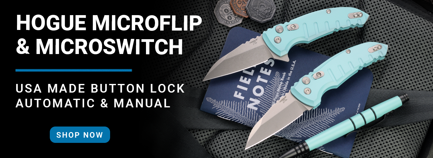 Hogue Microflip and Microswitch Button Lock Folders