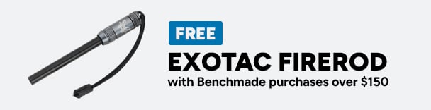 Free Benchmade Exotac FireRod V2 with Brand Purchases $150