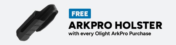 Free ArkPro Holster with every Olight ArkPro Purchase