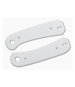 Knafs Lander Knife Scales White G10 Replacement Scales