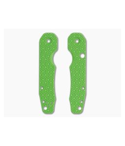 Spyderco Smock Overlook Toxic Green G10 Handle Scales