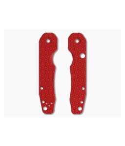 Spyderco Smock Overlook Red G10 Handle Scales