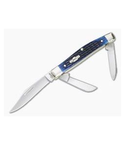 Case Medium Stockman Blue Bone 02806