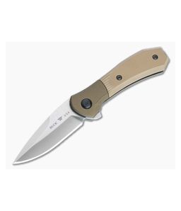 Buck 590 Paradigm Assisted Flipper S35VN Brown G10 Bolster Lock Folding Knife 0590BRS