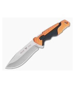 Buck Pursuit Pro Small S35VN Drop Point Orange Fixed Blade Hunting Knife 0658ORS