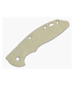 Hinderer Knives XM-18 3.5" Handle Scale Textured Natural Canvas Micarta