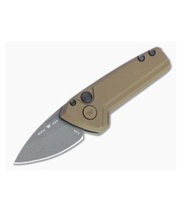 Buck Mini Deploy Automatic Tungsten Gray 154CM Burnt Bronze Aluminum Folder 0839BRS1