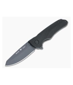 Buck Sprint Ops Flipper Coated S30V Black Canvas Micarta Folder 0843BKS