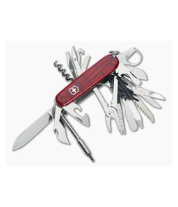 Victorinox SwissChamp XLT Translucent Red Swiss Army Knife 1.6795.XLT-X2