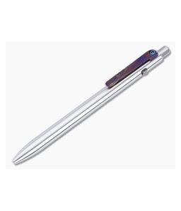 Tactile Turn Short Slim Side Click Pen Titanium TiMascus Clip