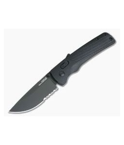 SOG Flash AT Blackout Serrated PVD D2 AT-XR Lock Assisted Folder 11-18-02-57