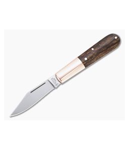 Boker Solingen Barlow Copper Integral Polished N690 Desert Ironwood Slip Joint 110045