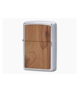 Zippo Windproof Lighter Woodchuck USA Cedar Wood 29900