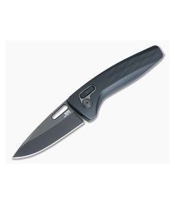 SOG One-Zero XR Lock Folder Black Aluminum Handle Black TiNi S35VN Drop Point 12-73-03-57