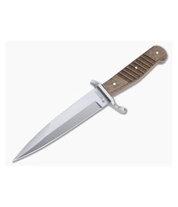 Boker Solingen Trench Knife C75 Walnut Fixed Blade 121918