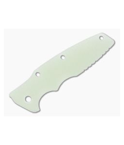 Hinderer Knives Eklipse 3.5" Handle Scale Textured Translucent Green G10 1263