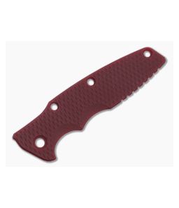 Hinderer Knives Eklipse 3.5" Handle Scale Textured Red G10 1265
