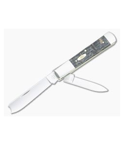 Case Razor Slip Joint Black Curly Oak Wood 14006