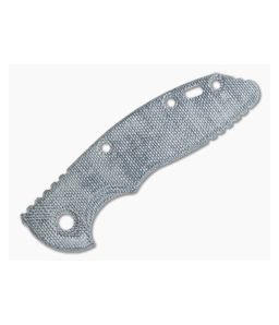 Hinderer Knives XM-18 3" Smooth Black Canvas Micarta Handle Scale 1409