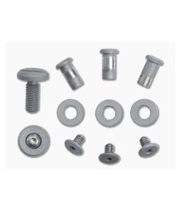 Hinderer Knives Complete Hardware Kit for XM-18 3.0" Working Finish Titanium 1450
