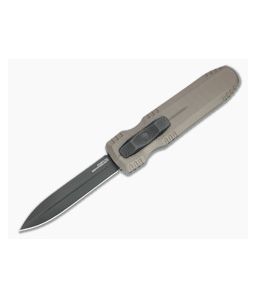 SOG Pentagon OTF Flat Dark Earth Double Edge S35VN Top Slide OTF Automatic 15-61-02-57