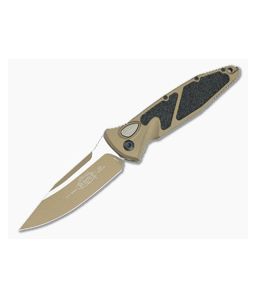 Microtech LUDT Apocalyptic Bronze M390 Tan Automatic Knife For Sale