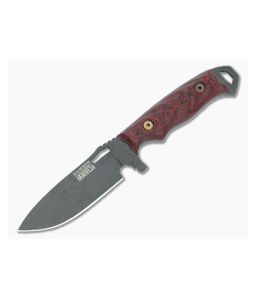 DEEP　ATTACKER Sharp By Design Apex Tanto Front Flipper - Black & Red
