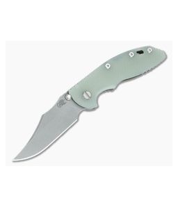 Hinderer XM-18 3.5 Bowie Non Flipper Translucent G10 Battle Bronze