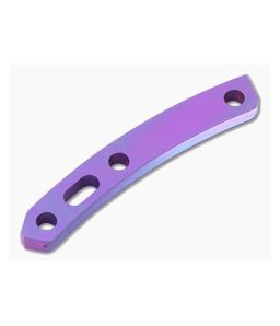 Hinderer XM-18 3.5 Titanium Backspacer Stonewash Purple