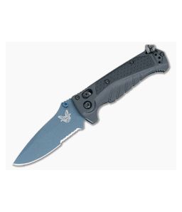 Benchmade 18065SBT-01 Mini Adira Part Serrated MagnaCut Tempest Gray Grivory