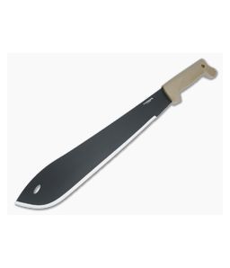 Condor Tool & Knife Bolo Machete Black 1075 Tan Polymer Handle CTK1830-15.4HC