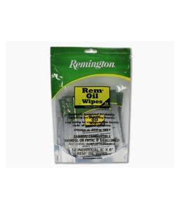 Remington Rem Oil Wipes 12 Count of Individual Packs