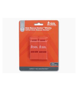Adventure Medical Kits Slim Rescue Howler Whistle 2-Pack 20010