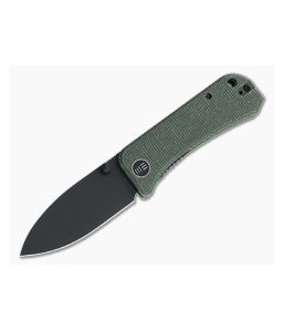 WE Knives Banter Black Stonewashed S35VN Green Micarta Liner Lock Folder 2004J