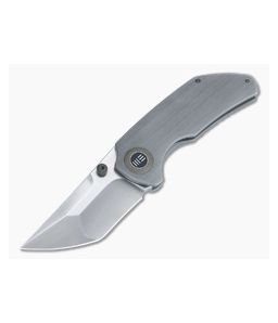 WE Knives Thug Christensen Satin 20CV Brushed Gray Titanium Frame Lock Folder 2103A