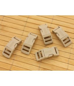 1/2" Khaki Side Release Buckle - 5 Pack
