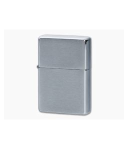 Zippo Windproof Lighter Vintage Brushed Chrome w/o Slashes 230.25
