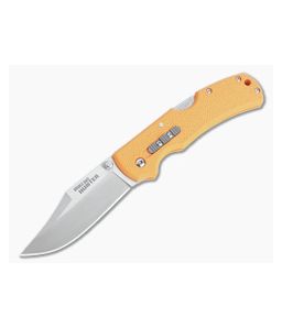 Cold Steel Double Safe Hunter Stainless Clip Point Orange GFN Back Lock Folder 23JB