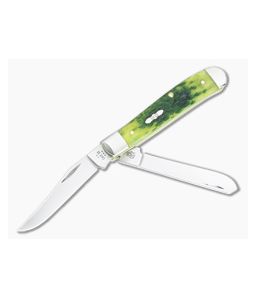 Case Mini Trapper Green Apple Bone 27861