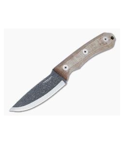 Condor Tool & Knife Mountain Pass Carry Knife 440C Natural Micarta Fixed Blade Knife CTK2837-3.5C
