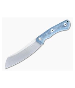 Condor Sport X.E.R.O. Chief Fixed Blade Blue Micarta Handle 14C28N Sheepfoot Blade CTK2842-4.7SK
