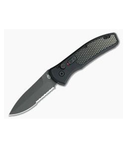 Gerber Empower Black Armor Grip Part Serrated Black S30V Automatic 30-001636