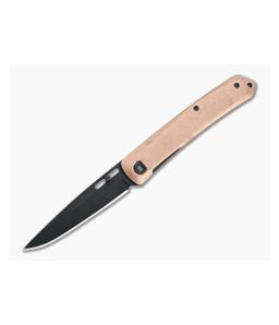 Gerber Affinity Black D2 Drop Point Tumbled Copper Steel Frame Lock Folder 30-001866