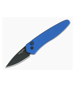 Protech Half-Breed Auto Blue Handle Black Blade