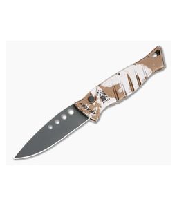 Piranha P3 Amazon Tactical PVD 154CM Desert Camo Button Lock Automatic