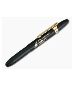 Fisher Bullet Space Pen Special Edition Apollo 11 50th Anniversary Matte Black with Clip 400BGFGGCL-50