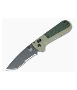 Benchmade 431SBK-1 Redoubt Tanto Part Serrated Green 