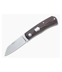 Sakman Knives Rhino Sheepsfoot Satin N690 Slane Richlite Slip Joint Folder 4435