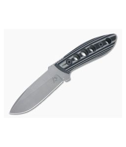 Tom Krein K9 Model 6 Gray/Black G10 Fixed Blade 4572