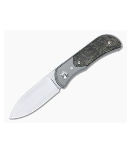 Trevor Burger Custom EXK Spearpoint Recessed Copper Dark Matter Fatcarbon with Titanium Bolster